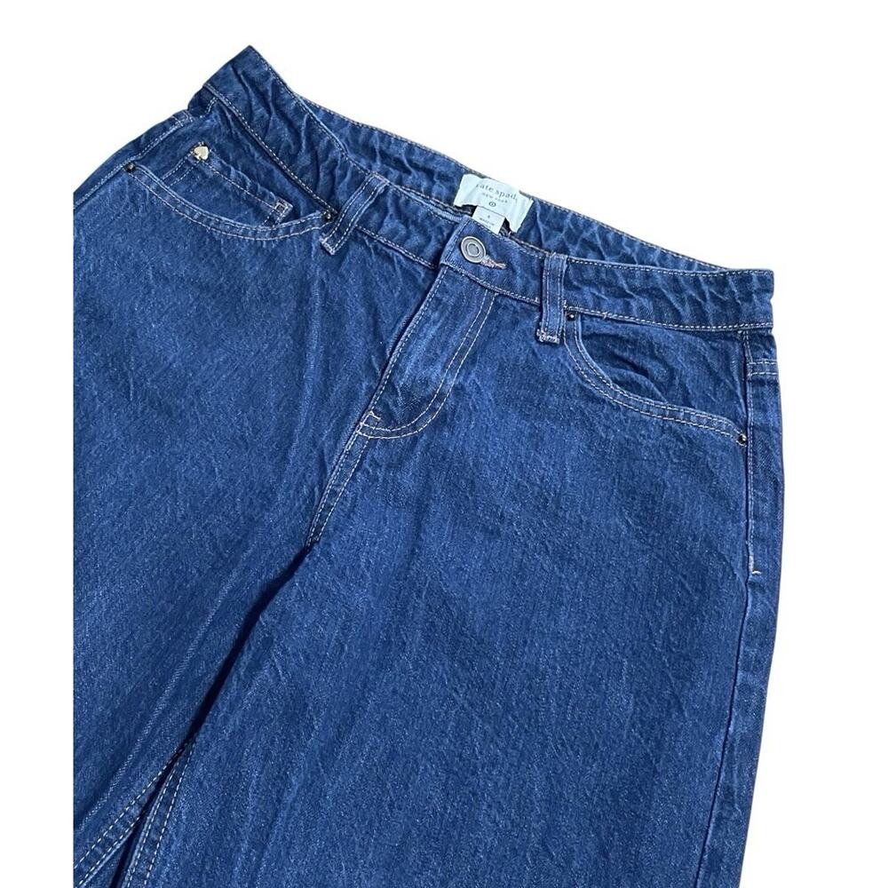 Kate Spade New York x Target High Rise Straight Leg Wide Cuff Jeans - Size 6 - Picture 3 of 5